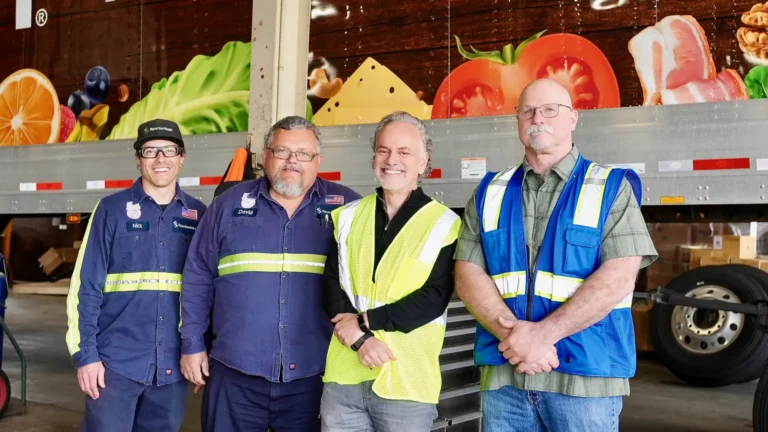 Tony Sarsam with SpartanNash Associates at a company truck rodeo event